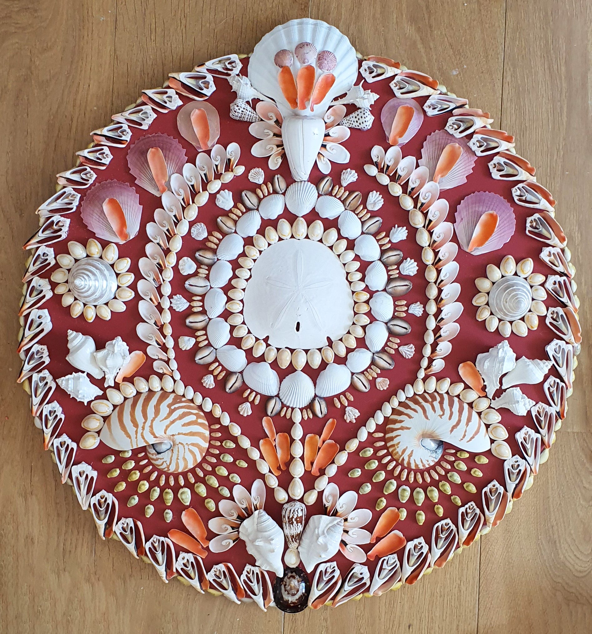 Venice Shell Panel Red Round Shell Panel - Original – LULU DK