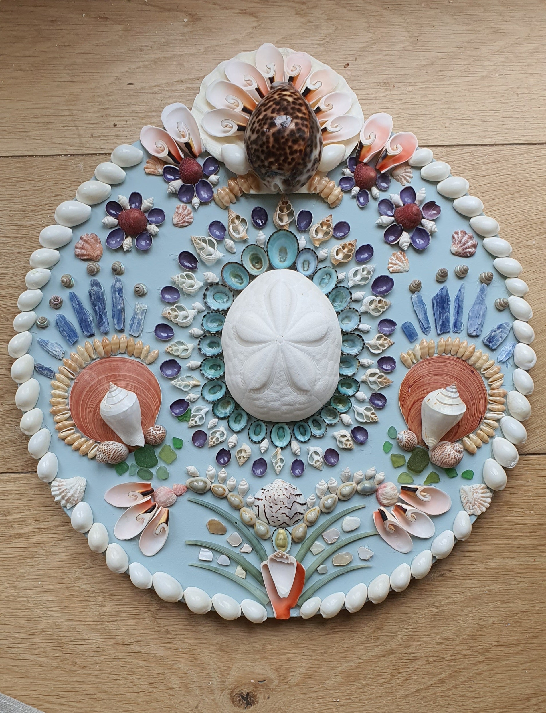 Mini Light Blue Round Shell Panel - Original – LULU DK