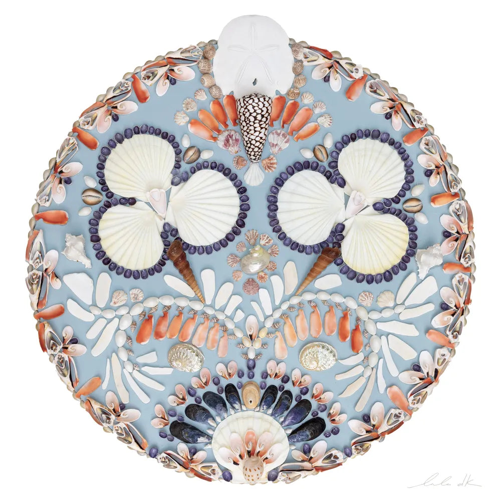 Light Blue I, Round Shell