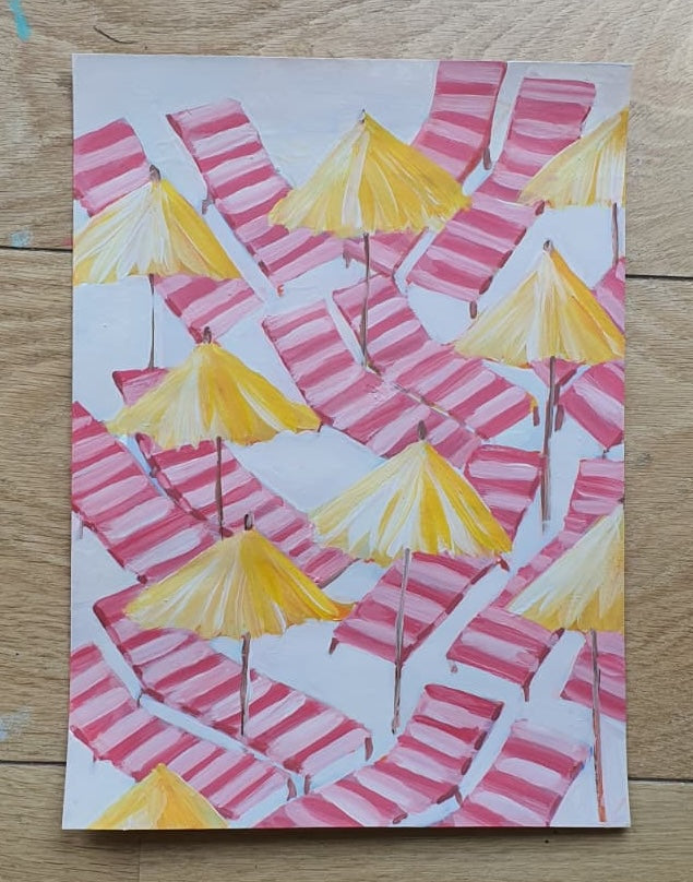 Pink Chairs - Original