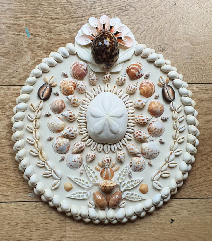 Mini Neutral Round Shell Panel - Original