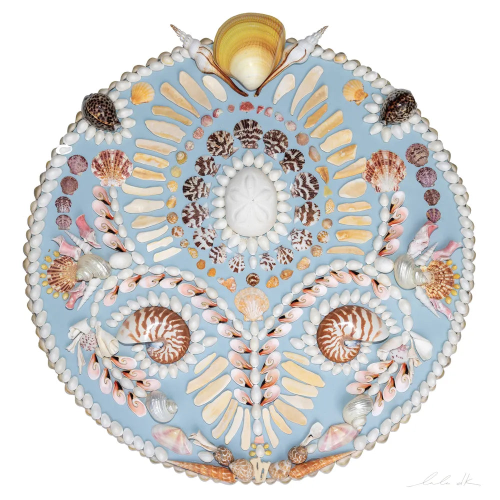 Light Blue III, Round Shell