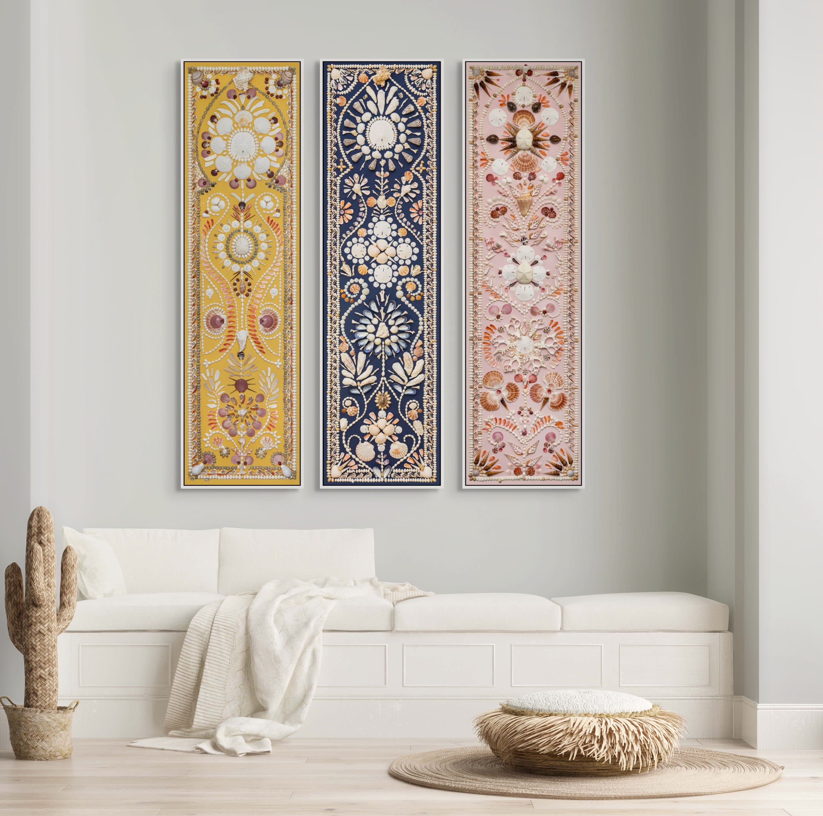 Navy, Large Vertical Panel