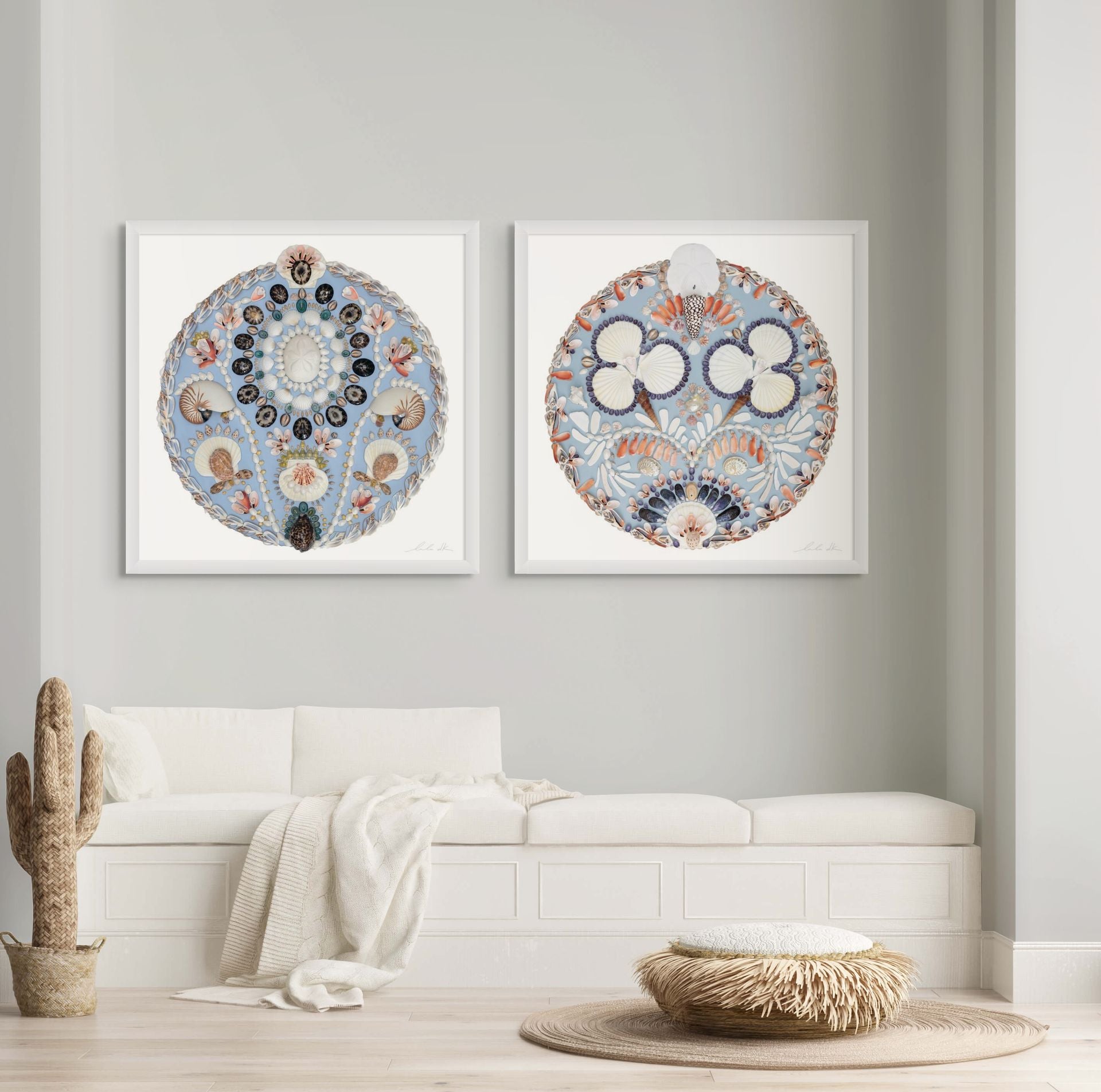 Light Blue II, Round Shell
