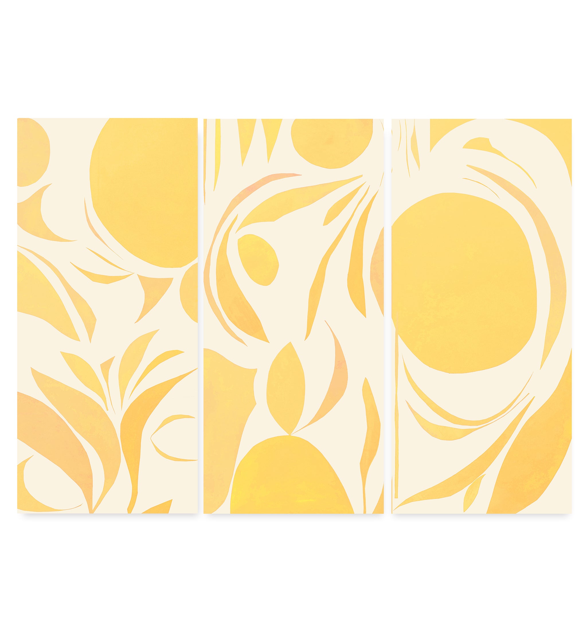 Poet, Yellow Triptych