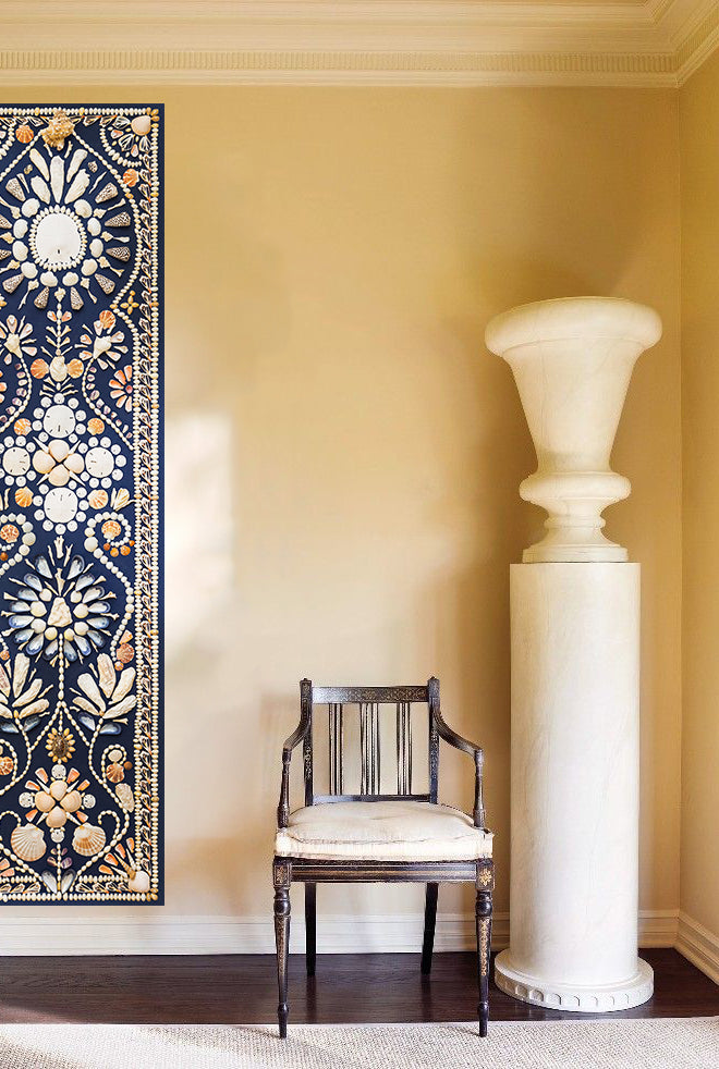 Navy, Large Vertical Panel
